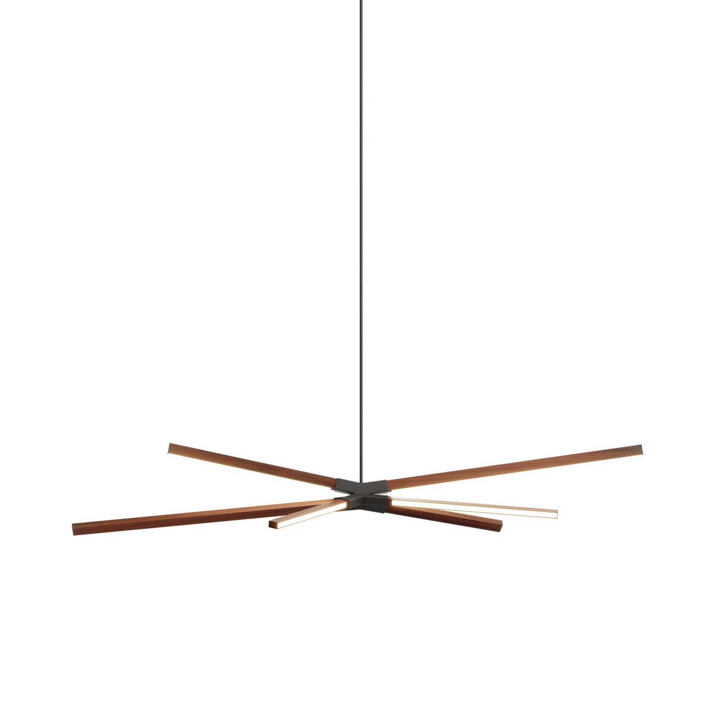 Skybang Middle LED Pendant Light in Water Tower Redwood/Slate Grey.