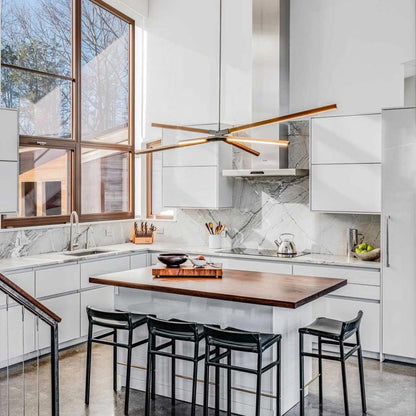 Skybang Middle LED Pendant Light in kitchen.