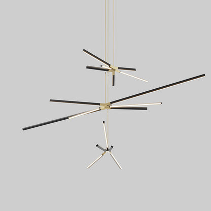 Skybang Multi Light LED Chandelier in Detail.
