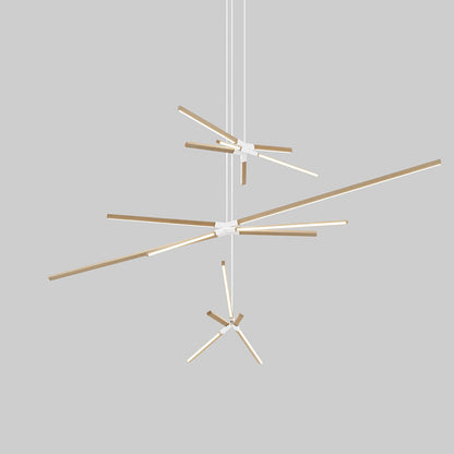 Skybang Multi Light LED Chandelier in Detail.