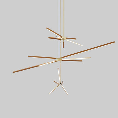 Skybang Multi Light LED Chandelier in Detail.