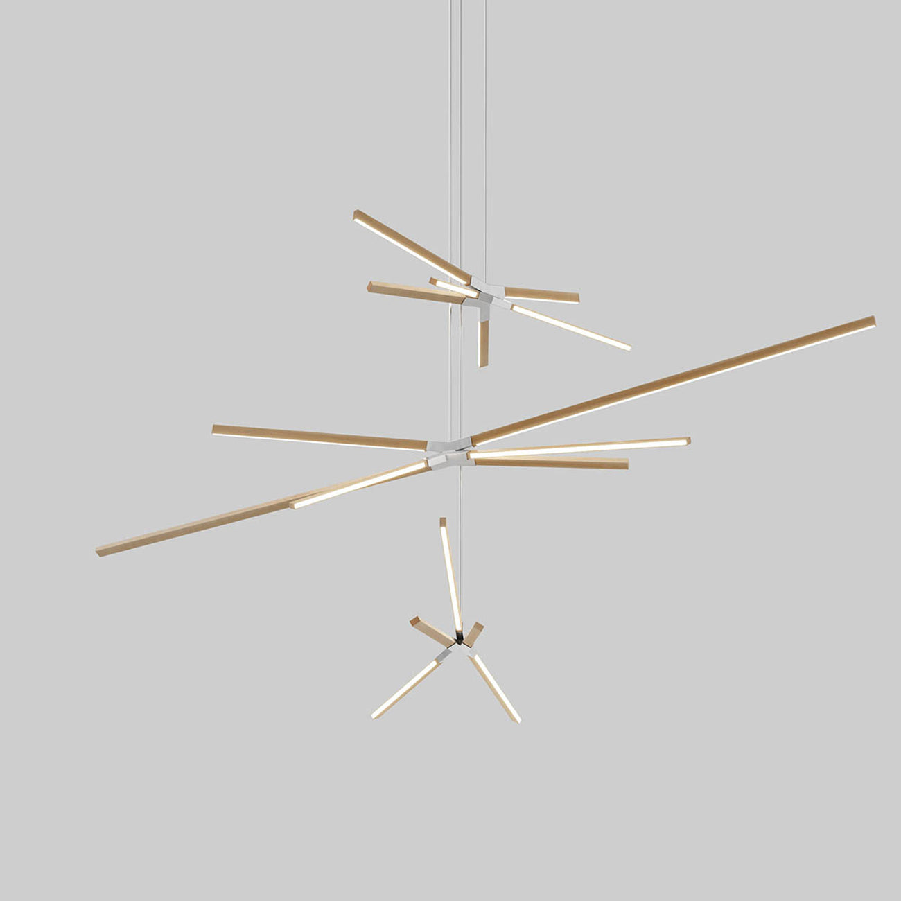 Skybang Multi Light LED Chandelier in Detail.
