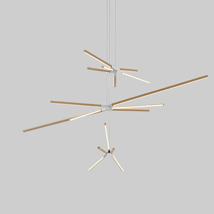 Skybang Multi Light LED Chandelier in Detail.