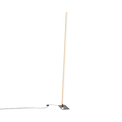 Torch LED Floor Lamp in Heart Pine (Reclaimed)/Blackened.