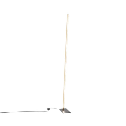Torch LED Floor Lamp in Maple/Blackened.