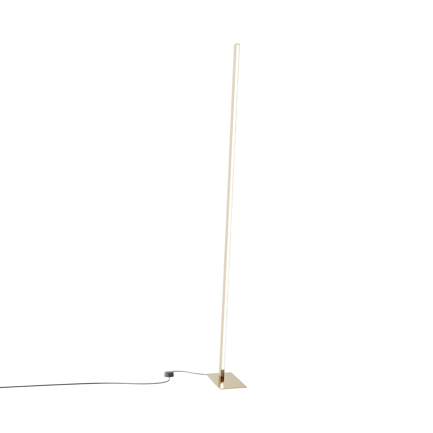 Torch LED Floor Lamp in Water Tower Redwood/Polished Brass.