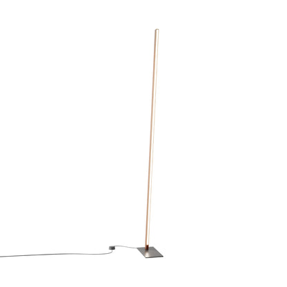Torch LED Floor Lamp in Water Tower Redwood/Slate Grey.