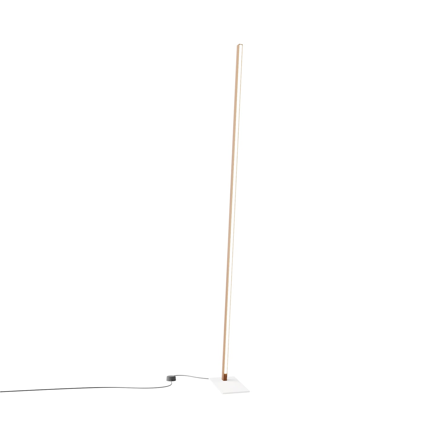 Torch LED Floor Lamp in Water Tower Redwood/White.