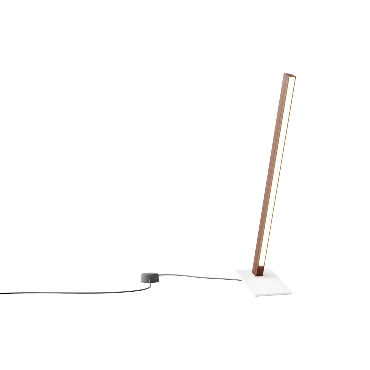 Torch LED Table Lamp in Water Tower Redwood/White (24-Inch).