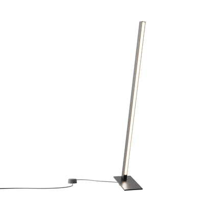 Torch LED Table Lamp in Ebonized Oak/Blackened (35.75-Inch).