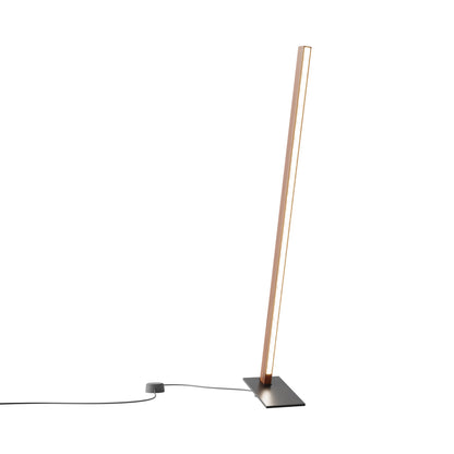Torch LED Table Lamp in Water Tower Redwood/Blackened (35.75-Inch).