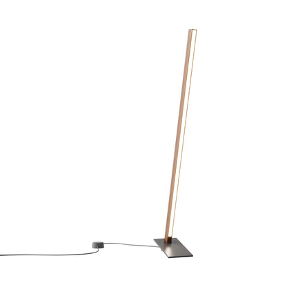 Torch LED Table Lamp in Water Tower Redwood/Slate Grey (35.75-Inch).