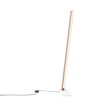 Torch LED Table Lamp in Water Tower Redwood/White (35.75-Inch).