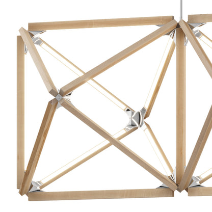 Truss LED Chandelier in Detail.