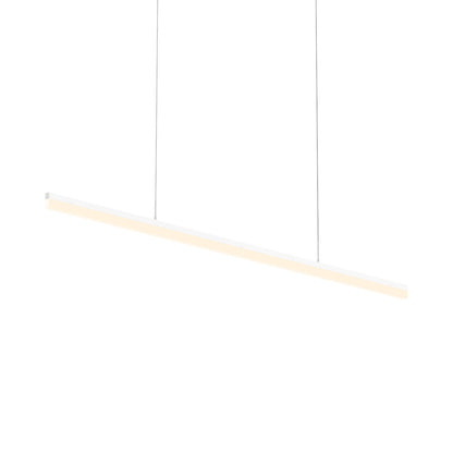 Stiletto LED Pendant Light in Satin White (Large).