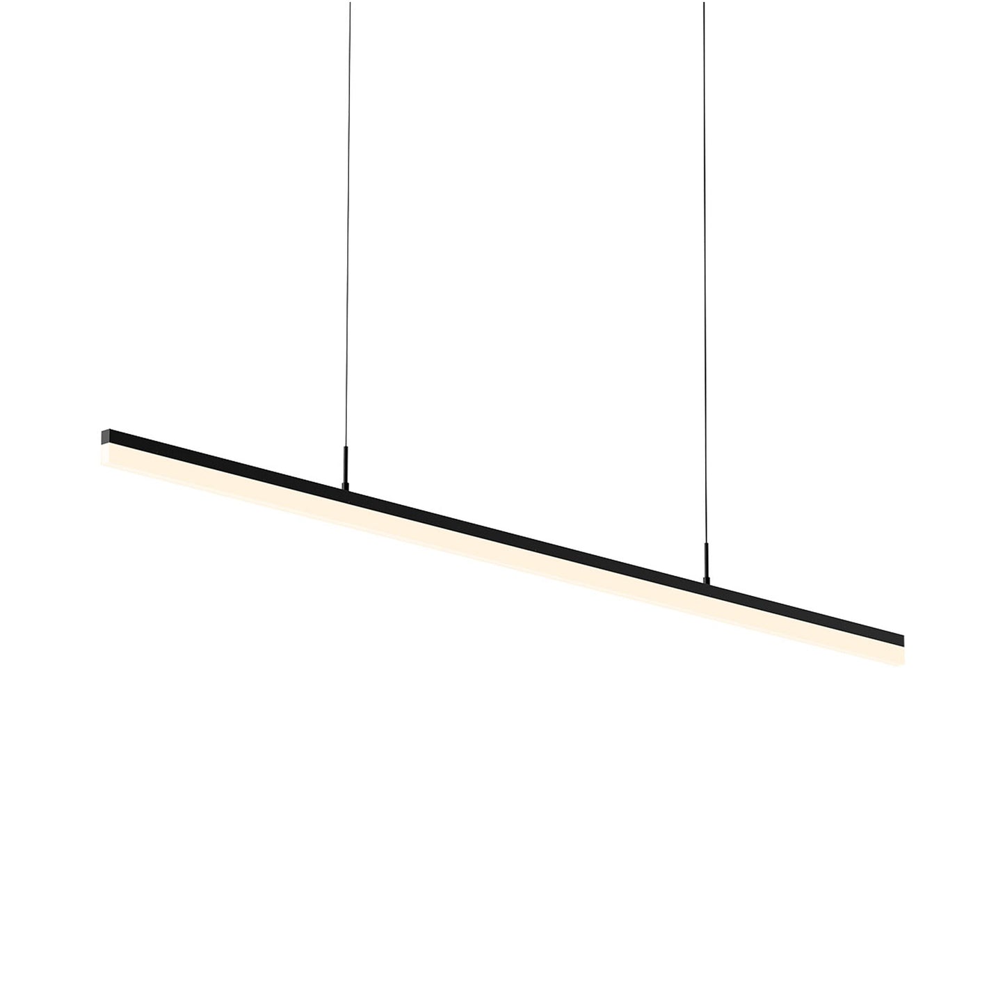 Stiletto LED Pendant Light in Satin Black (Large).