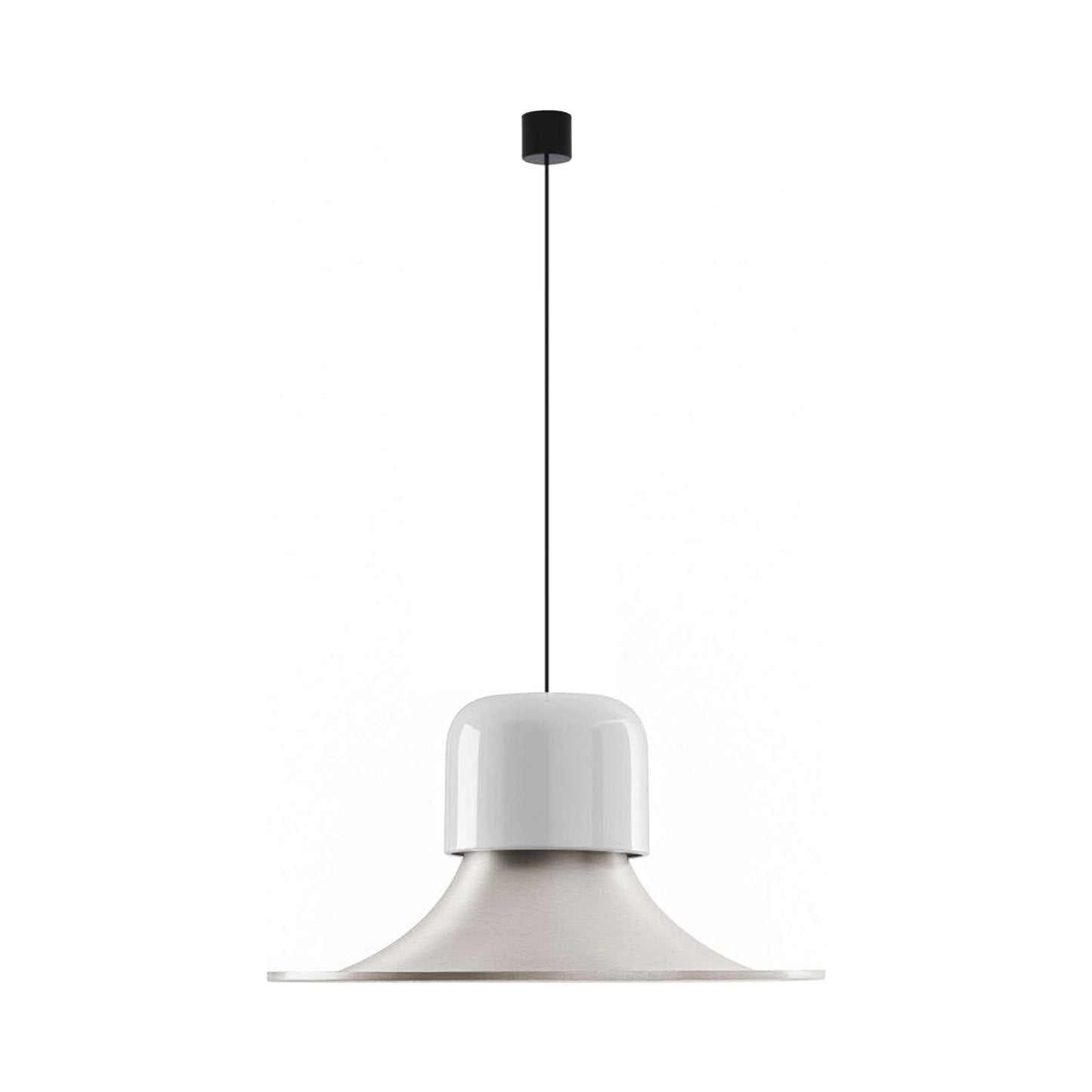 Campana Pendant Light in Aluminum.
