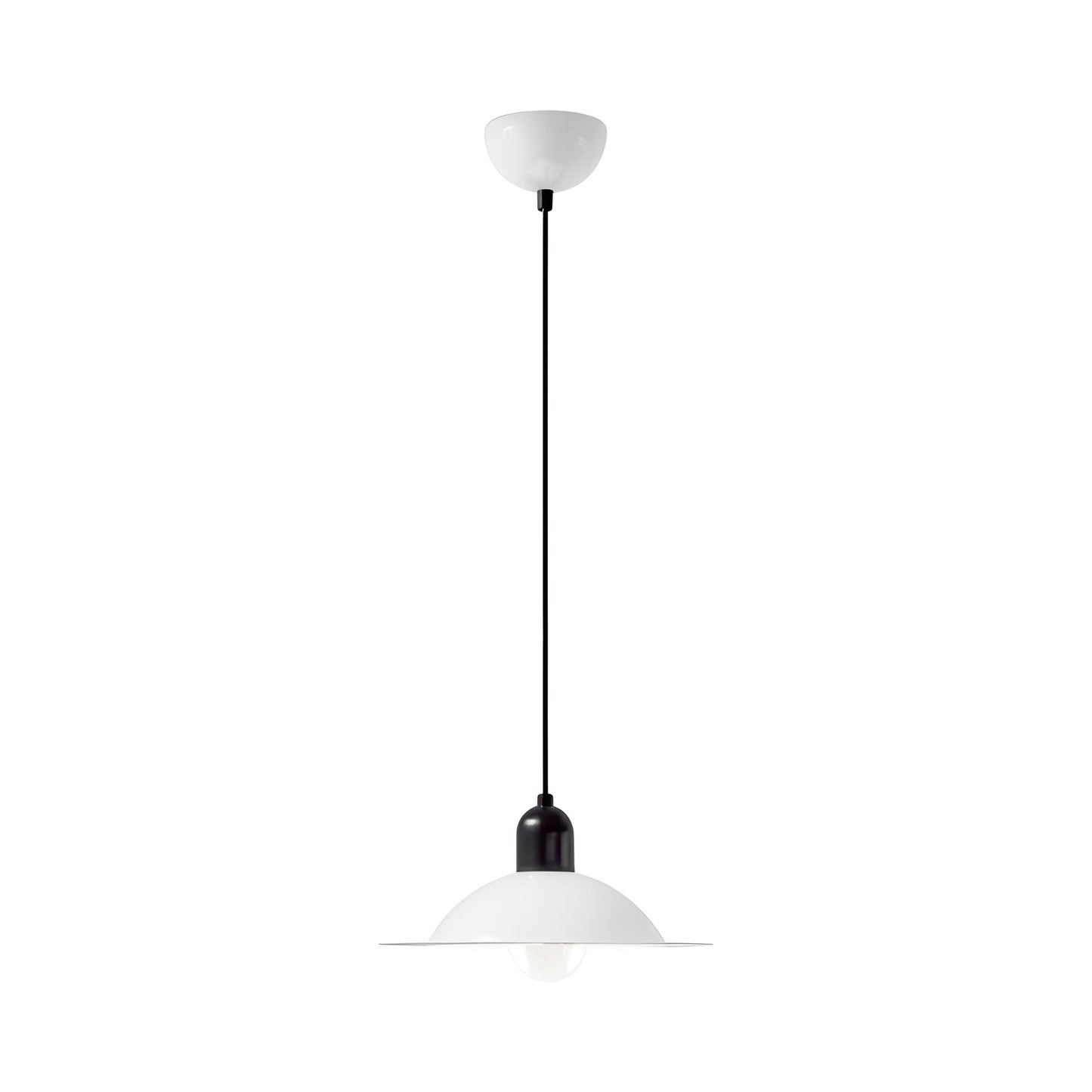 Lampiatta Pendant Light in White (11.1-Inch).