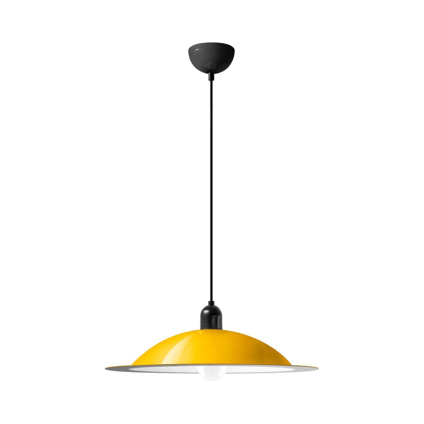 Lampiatta Pendant Light in Yellow (19.7-Inch).