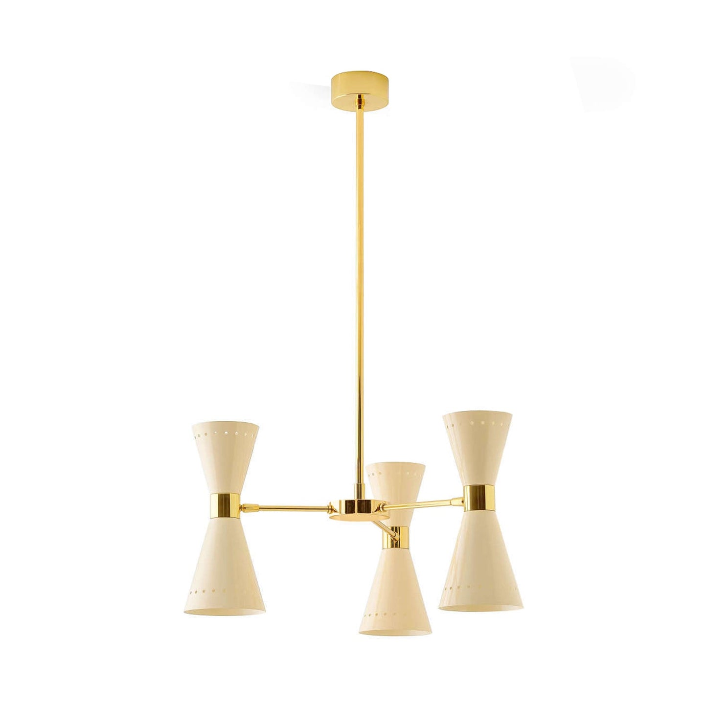 Megafono Pendant Light in Ivory (6-Light).