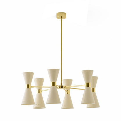 Megafono Pendant Light in Ivory (12-Light).