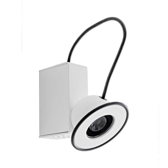 Minibox LED Wall Light in White.