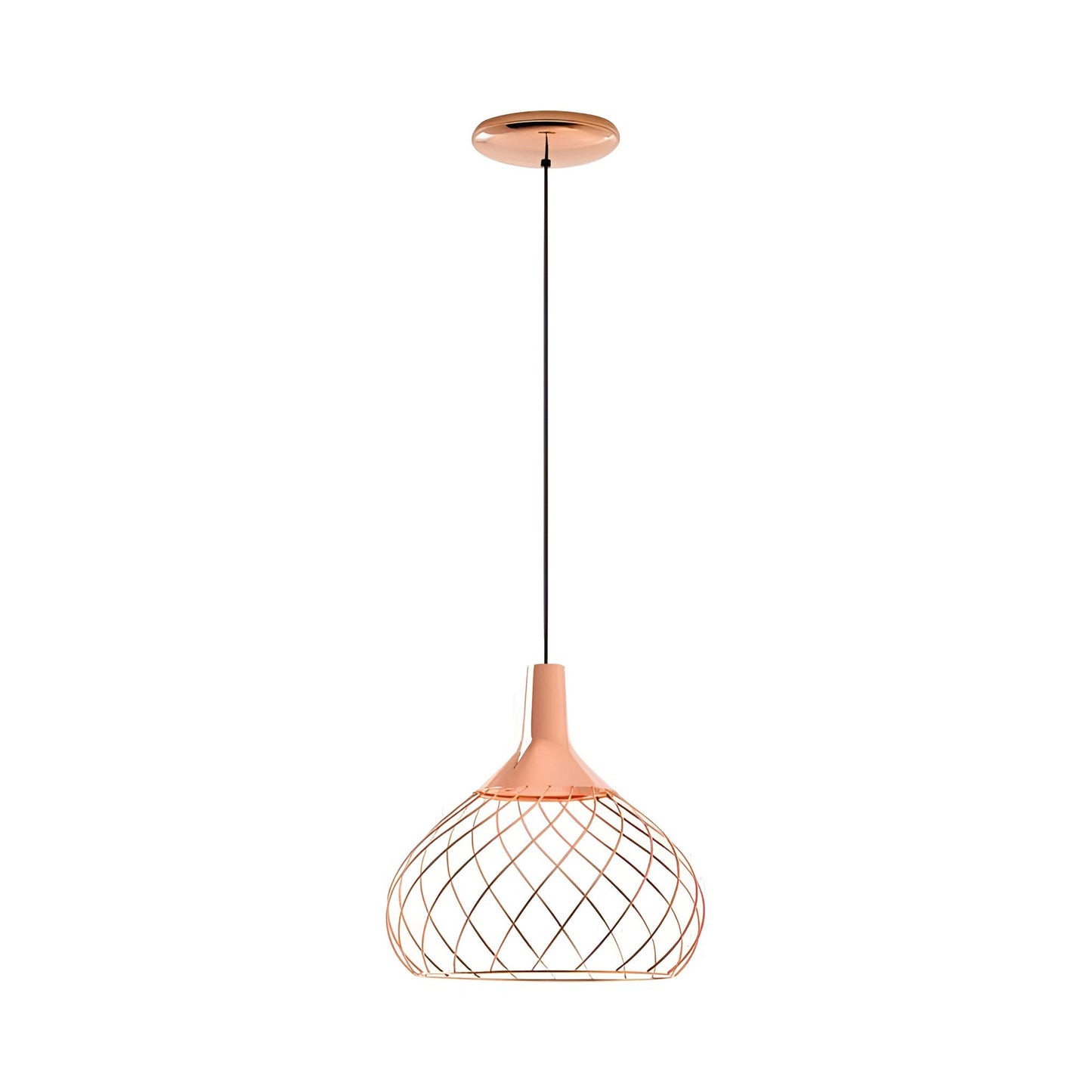 Mongolfier LED Pendant Light in Copper (15.7-Inch).