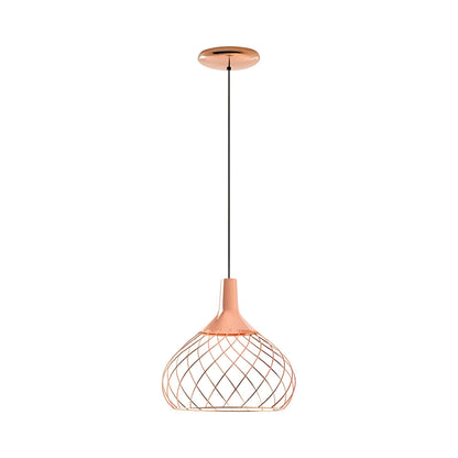 Mongolfier LED Pendant Light in Copper (15.7-Inch).