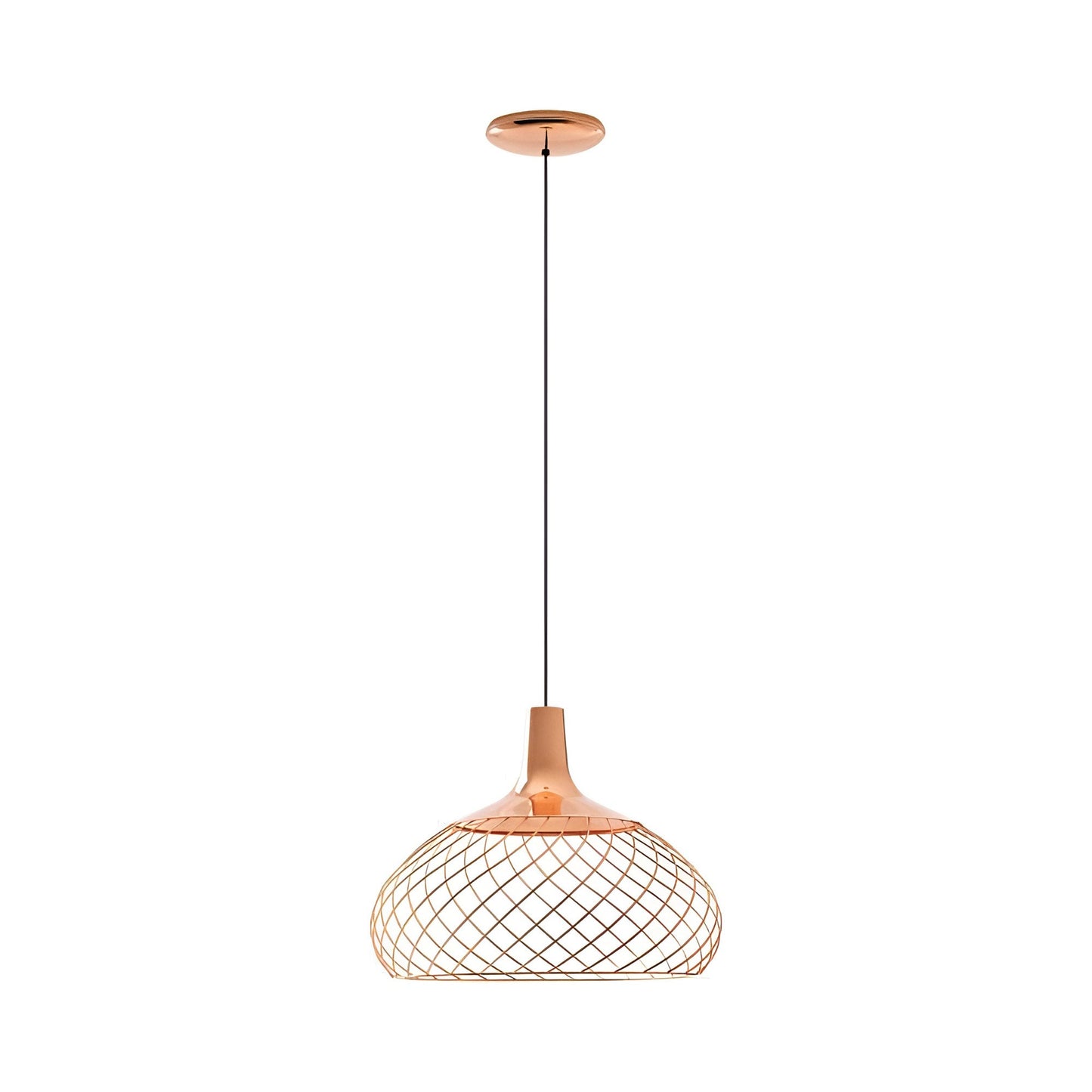 Mongolfier LED Pendant Light in Copper (22.5-Inch).