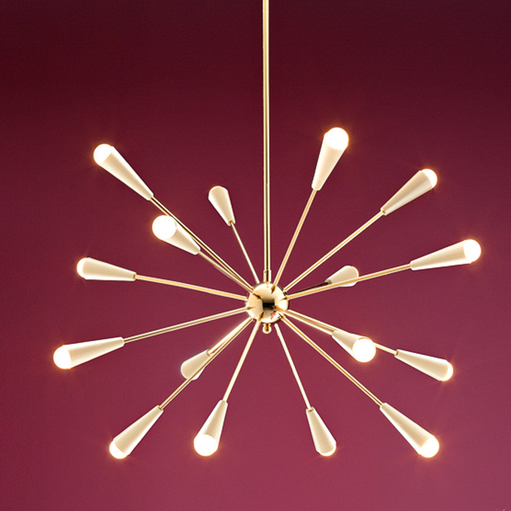 Sputnik Suspension Chandelier in Detail.