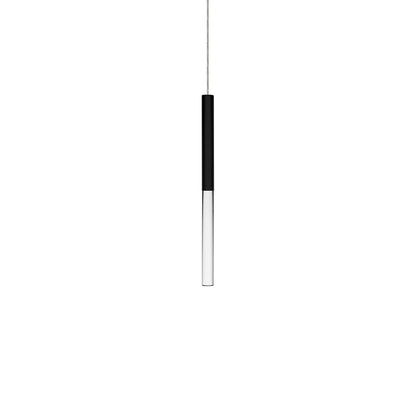 Acrylic LED Pendant Light in Black (Small).