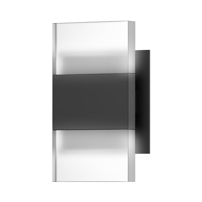 Baya LED Wall Light in Black (2 X Short Panels).