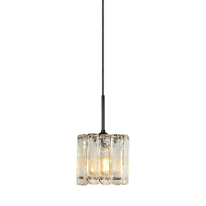 Xylo Pendant Light in Bronze/Black/Clear.