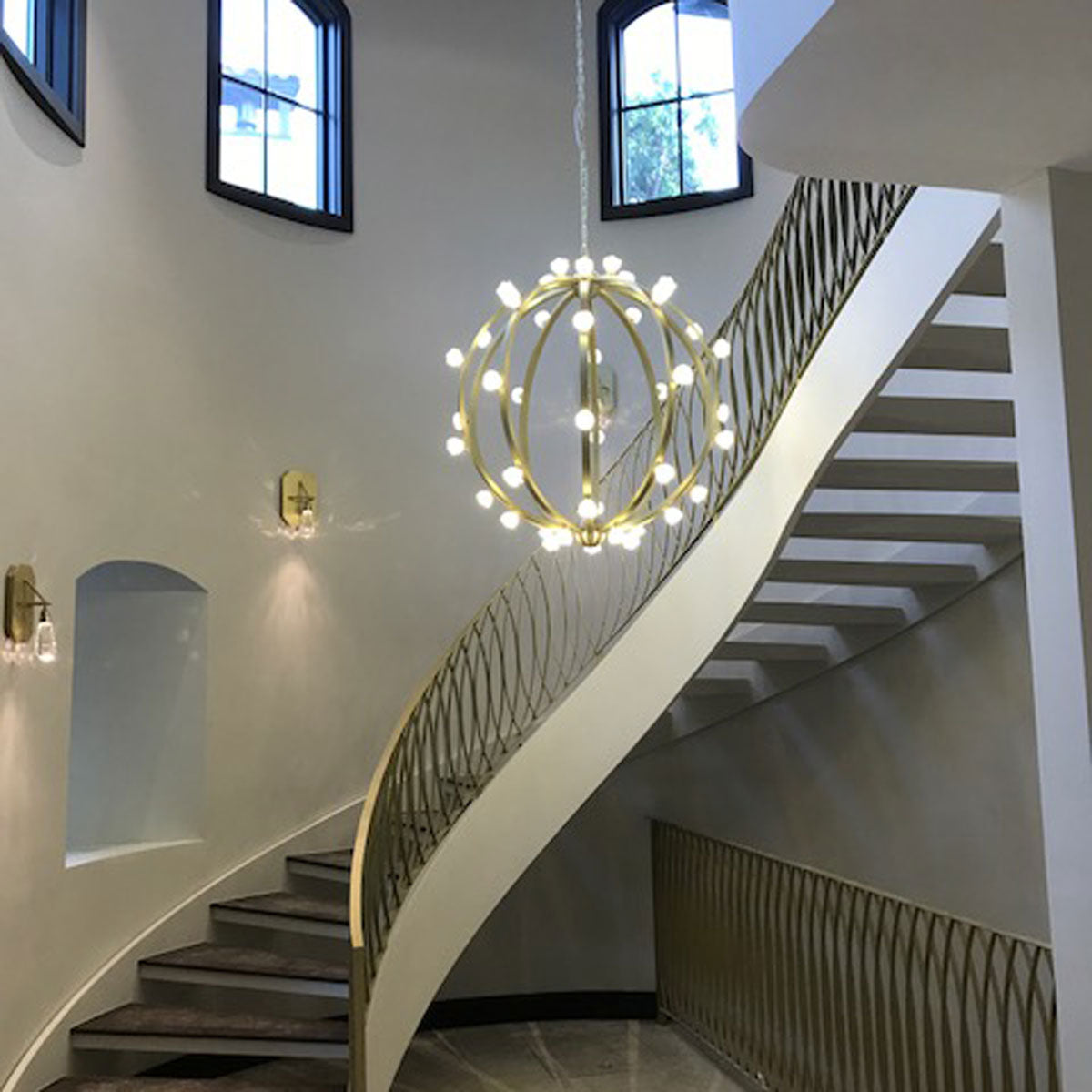 10 Carat LED Wall Light in living room.
