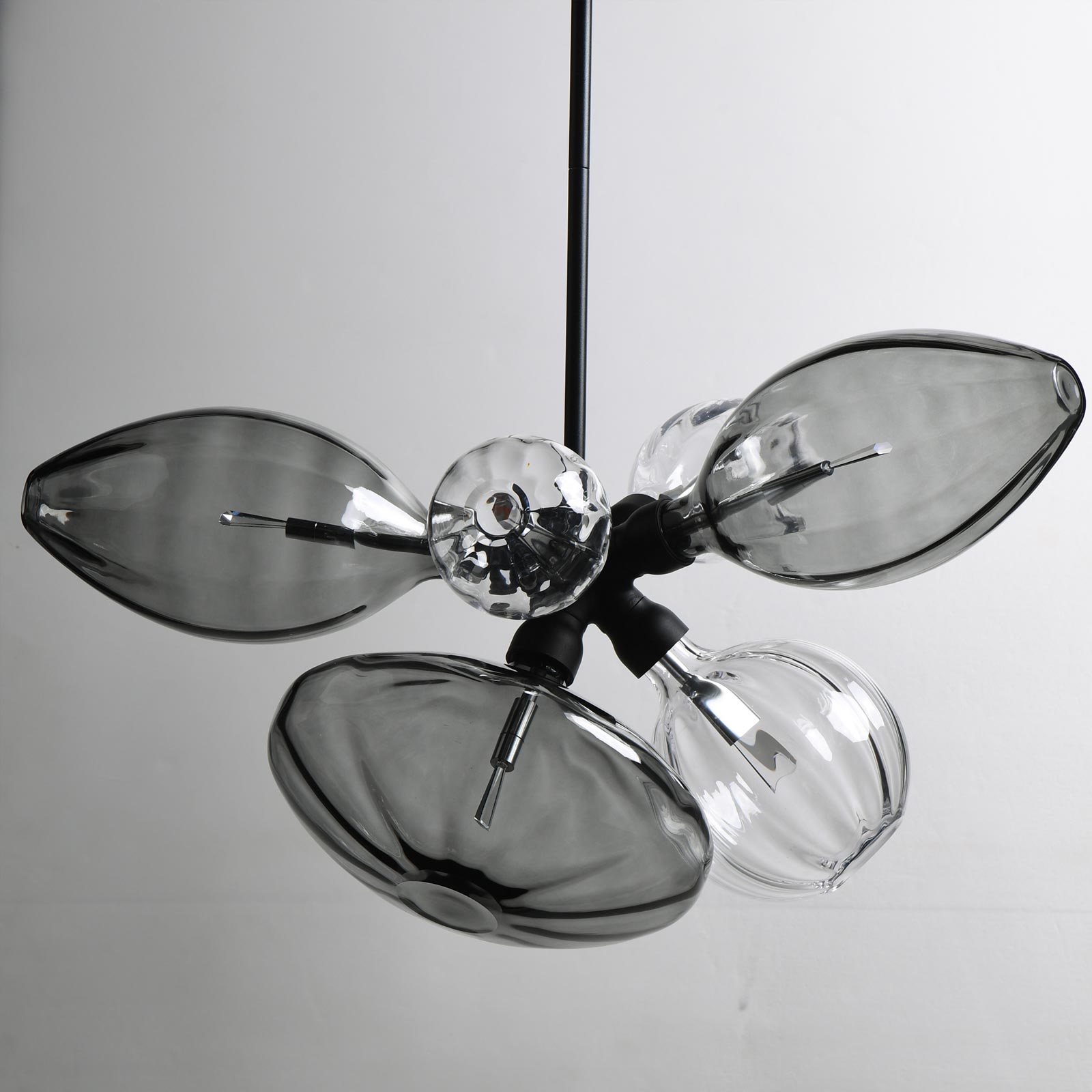 Ray Dance Single Cluster LED Pendant Light in Detail.