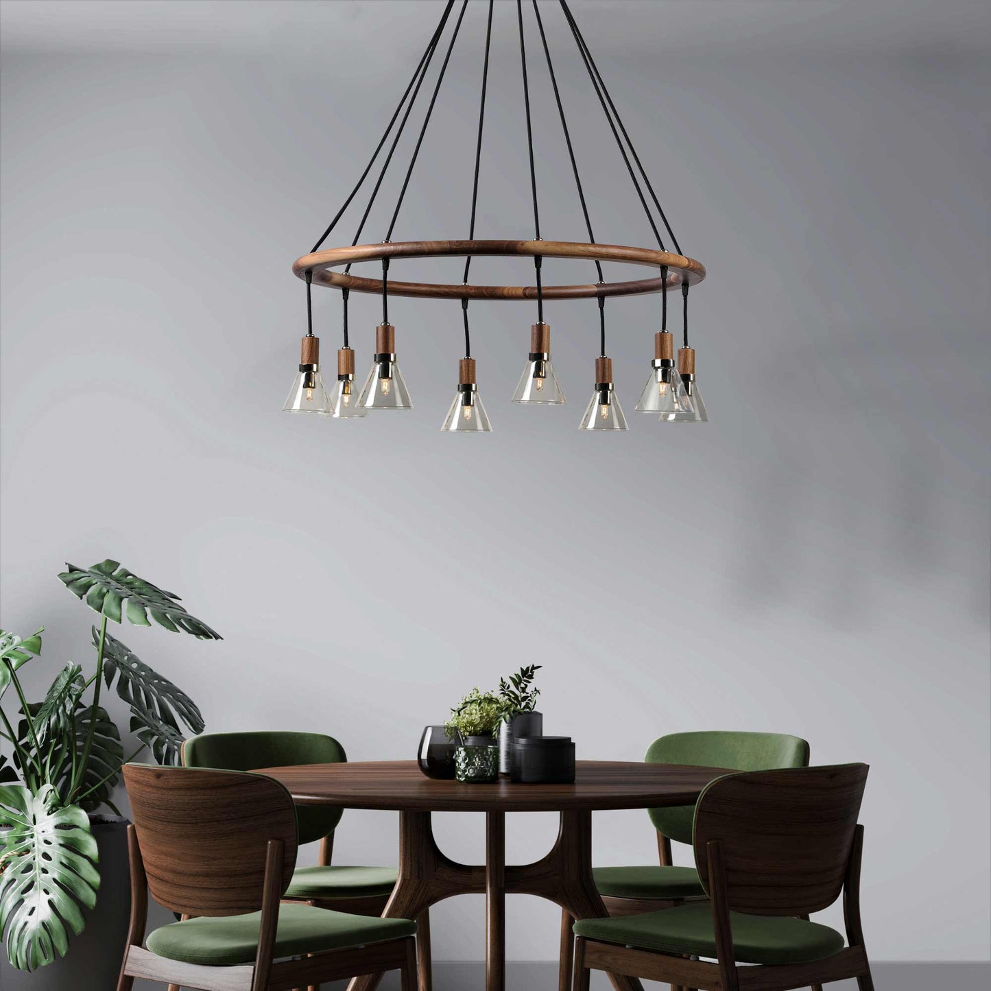 Scan Multi Light Pendant Light in living room.