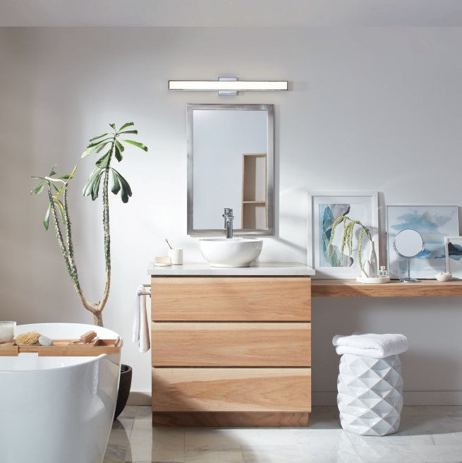 Visual Comfort Studio Cafe 3-Light Bathroom Vanity Light in Satin Brass
