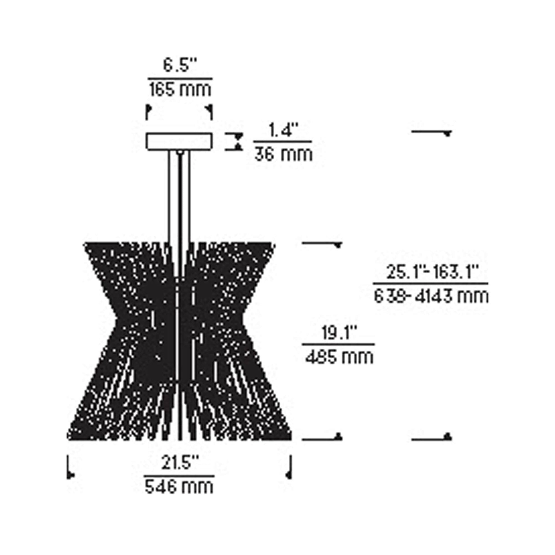 Syrma LED Pendant Light - line drawing.