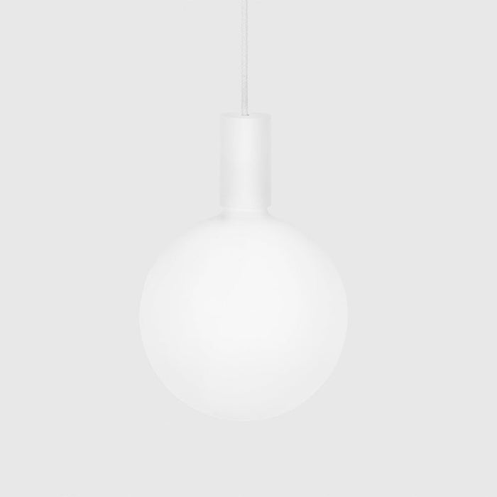 Alumina Sphere V LED Single Pendant Light in Detail.