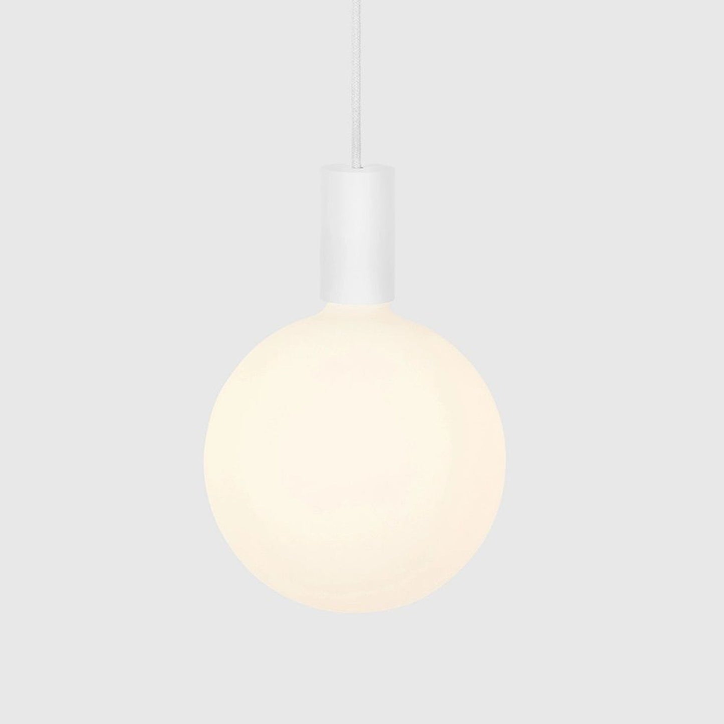 Alumina Sphere V LED Triple Pendant Light in Detail.