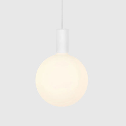 Alumina Sphere V LED Triple Pendant Light in Detail.