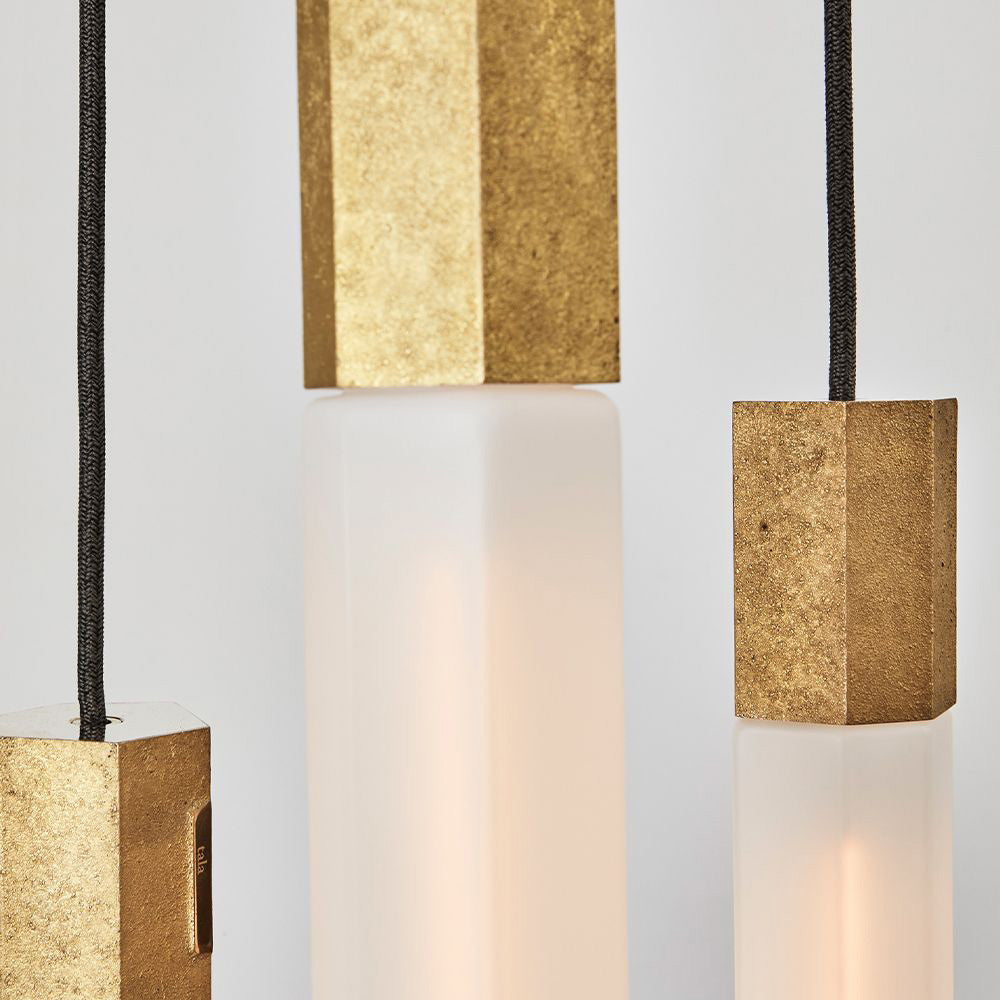 Basalt Multi Light Pendant Light in Detail.