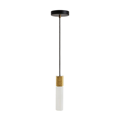 Basalt Pendant Light in Brass.