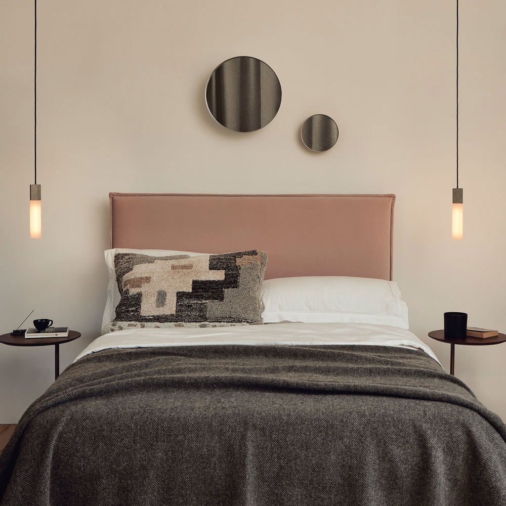 Basalt Pendant Light bedroom.