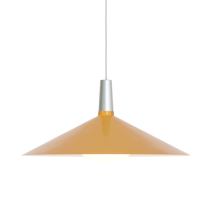 Bower Pendant Light in Yellow (Large).