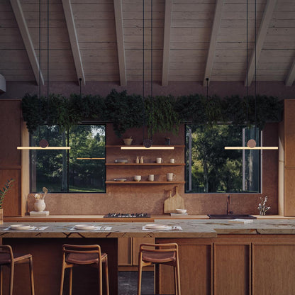 Kilter LED Pendant Light in kitchen.