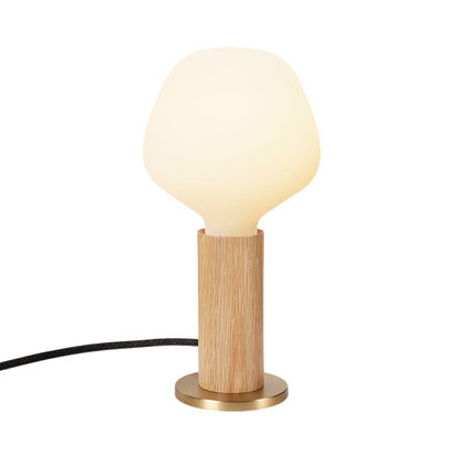 Knuckle Enno Table Lamp in Oak.