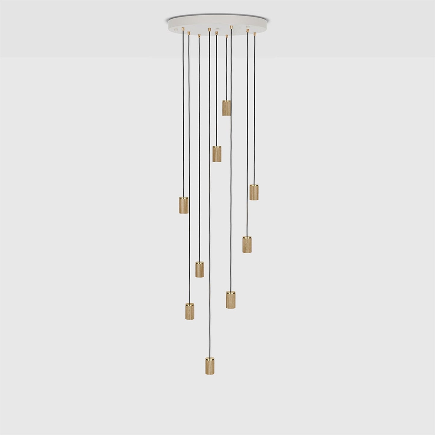 Knuckle Multi Light Pendant Light in Detail.