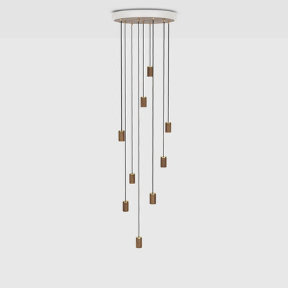 Knuckle Multi Light Pendant Light in Detail.