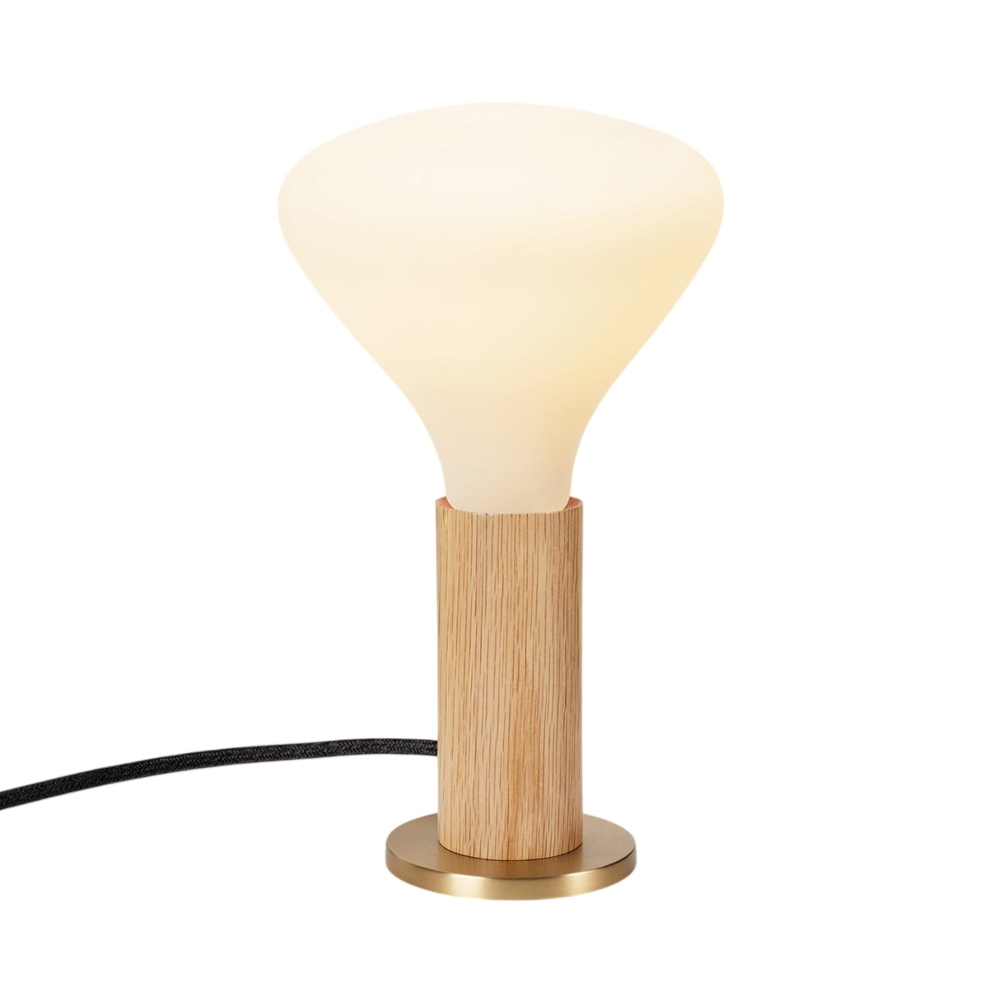Knuckle Noma Table Lamp in Oak.